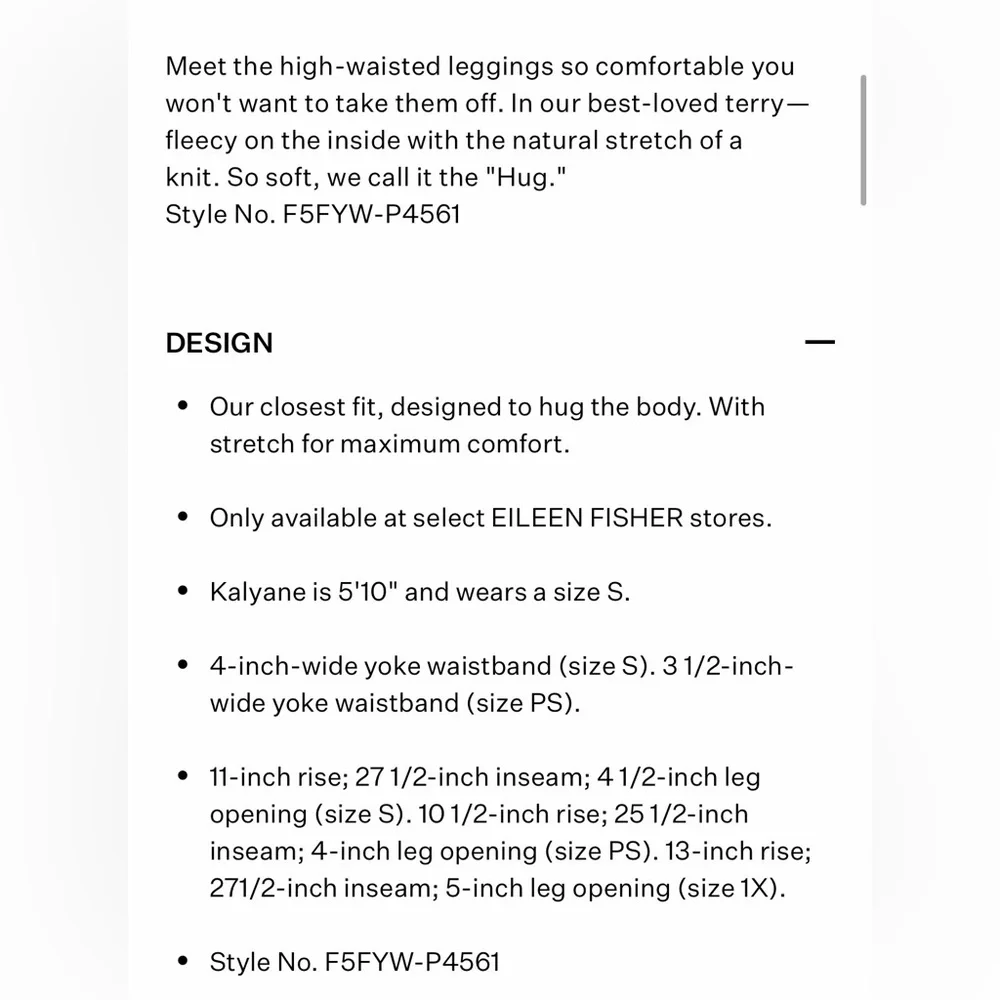 Eileen Fisher Brushed Terry Set - Petite S & M - Picture 9 of 10